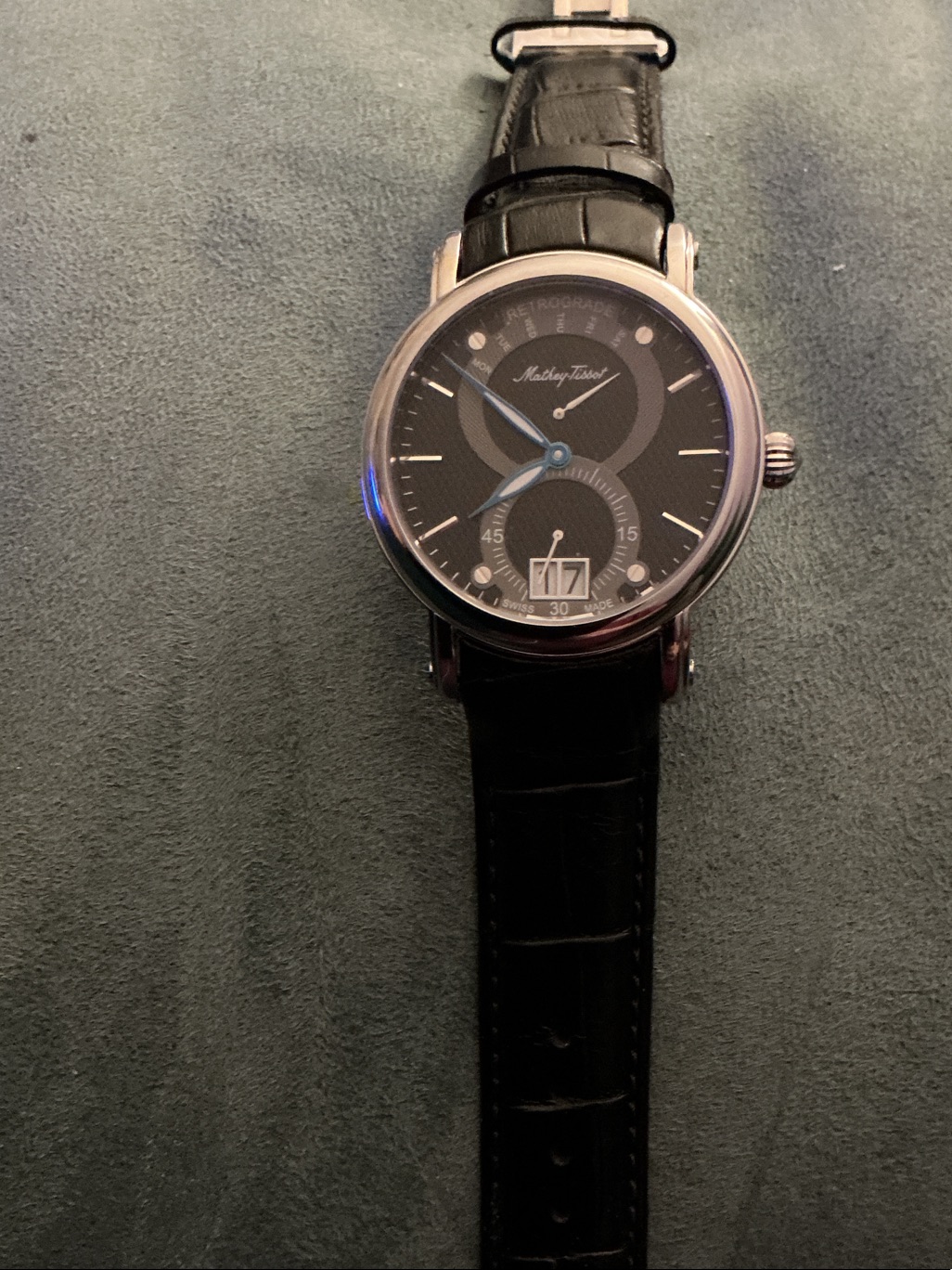 Mathey-Tissot Black Dial Men's Dress Watch